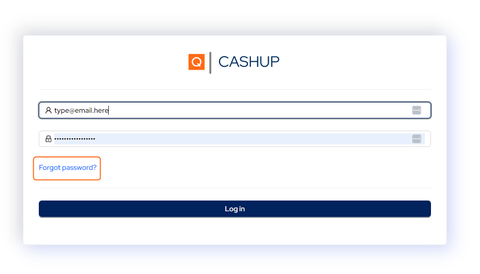 How to login to Cashup